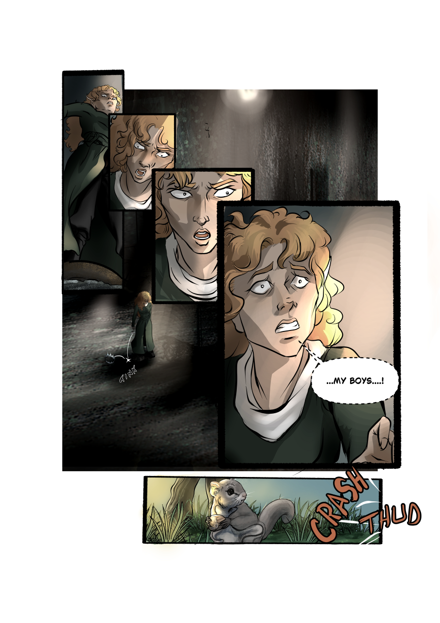 FaerieTales Issue 3, page 26. [Titania is left behind]